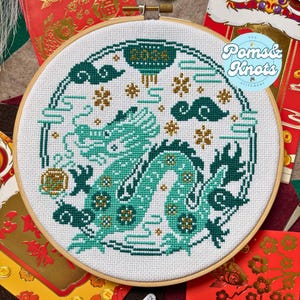 Year of the Dragon - Cross Stitch Pattern PDF