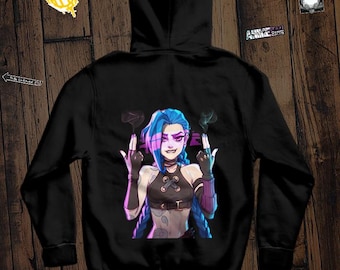 Arcane Jinx Fade Hoodie - Etsy