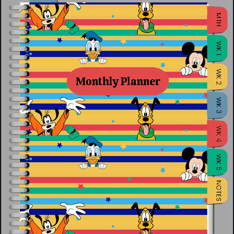 Monthly Planner - Etsy