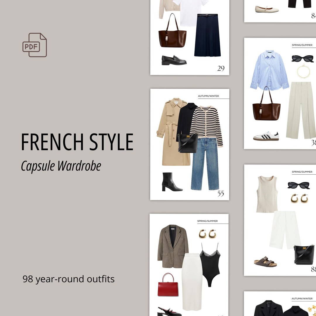 Capsule Wardrobe Basicos Armario Invierno Mujer Armário Cápsula