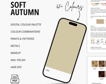 Soft Autumn Color Palette (12 Seasons), Colour Combinations, Prints & Patterns, Metals, Makeup, Nail Polish, and Hair Dye Recommendations