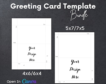 Blank Greeting Card SVG 5x7 Inch With Lining Innovative One - Etsy Canada