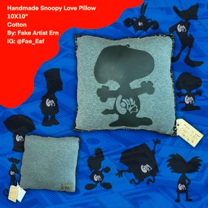 Handgemachtes Snoopy Liebeskissen