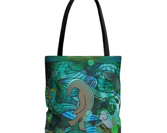 Sea Lion Sonata Tote Bag (AOP)