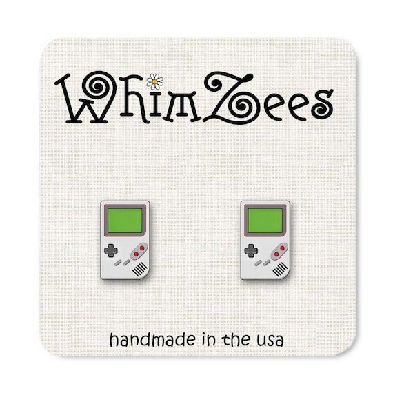 Video Game Earrings, Retro Video Game Earrings, Retro Handheld Video Game Earrings, Gamer Gift,  Earrings, Girl Gamer Earrings Geek W266