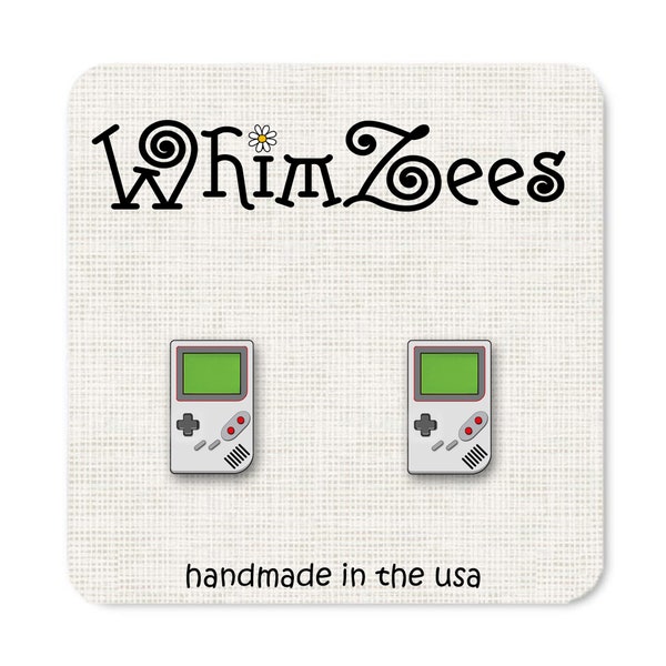 Video Game Earrings, Retro Video Game Earrings, Retro Handheld Video Game Earrings, Gamer Gift,  Earrings, Girl Gamer Earrings Geek W266