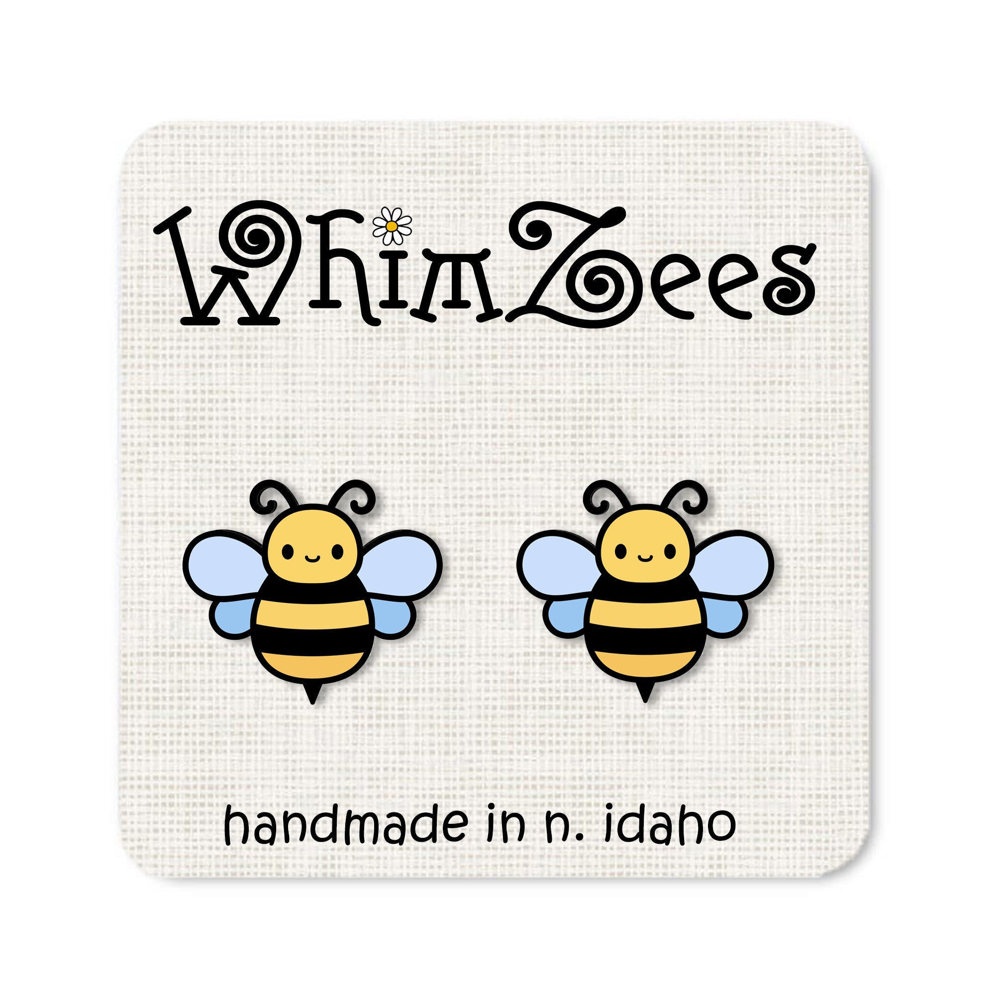 Bee Earrings Cute Little Bee Earrings Bee Earrings for Girls, Beekeeper Honey Farmer Gift Idea Bee Lovers Earrings Bee Hive Girls Kids W31