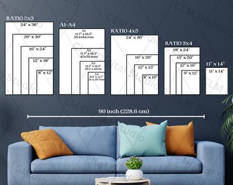 Ratio Print Size Chart - Etsy