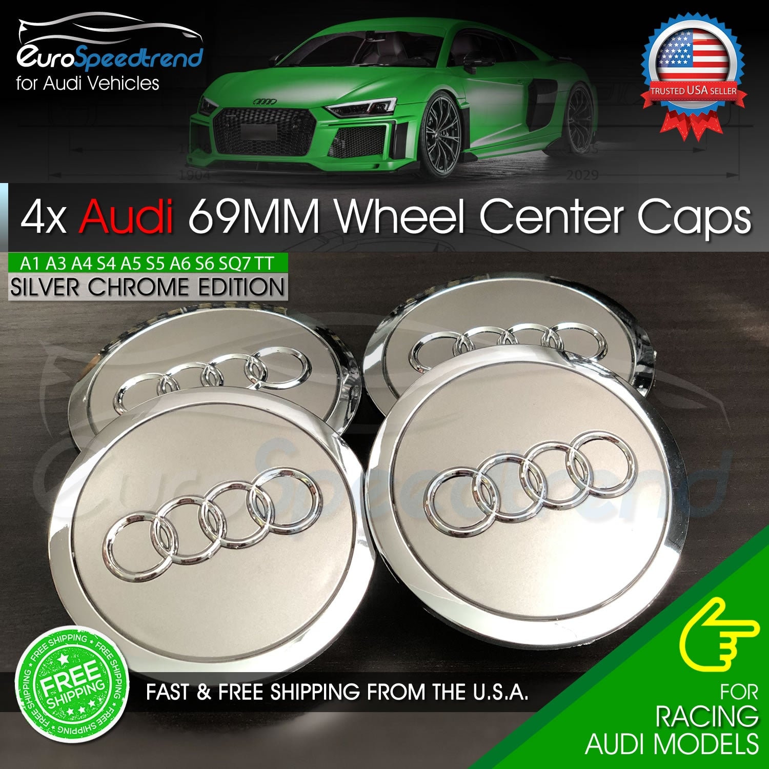 Buy Audi Wheel Hub Caps Online In India -  India