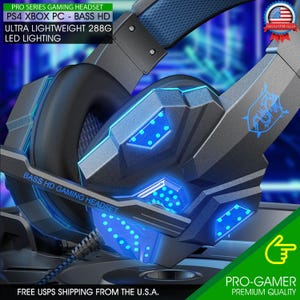 Gaming Headset w/ Mic for PS4 PS5 PC Laptop Xbox One Switch Surround Sound 3.5mm image 3
