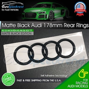 Original Audi rings black rear rear self-adhesive for Audi A5 S5 RS5 F5