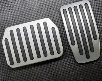 Silver Aluminum Pedal Cover Non-Slip Performance Style Accessories Model 3 Y