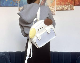Puppy-Inspired Ita Bag Backpack - Perfect Cute Handcarry Bag for Dog Lovers!