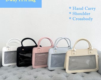 Elegant Trapez Star Ita Bag Shoulder Carry Top Handle Crossbody Bag
