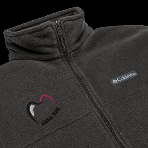 Personalized Dental Fleece Columbia Jacket: Custom Embroidered Tooth with name