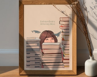 Extraordinary Attorney Woo Print: K-Drama Illustration (Digital Download)