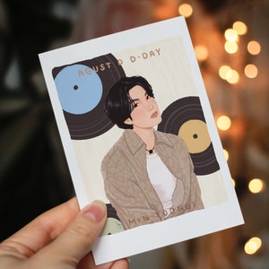 AGUST D D-Day Art Print, Bts Suga Sketch, Cute Kpop Room Decor, Printable Bts Wall Art, Digital Download