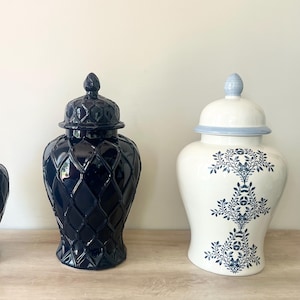 Ceramic Ginger Jar: Olokun/Yemaya Tinaja