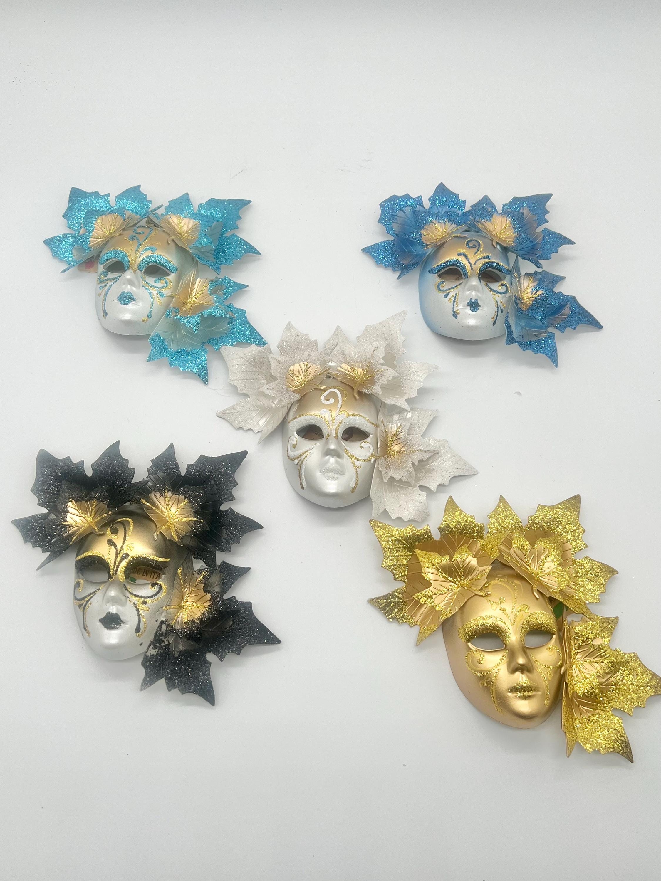 Handmade 6 Inch Venetian Mask: Italian Masquerade Mask for Orishas