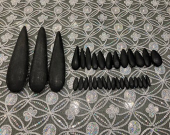 Authentic Black Lighting Stone / Piedra de Rayo