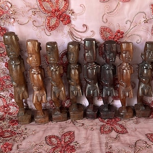 Handcrafted Ozain Wooden Statue