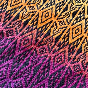 Kristallen van tijd | Overlay mozaïek haakpatroon van Aureus Designs NZ | Digitale download | ALLEEN PATROON