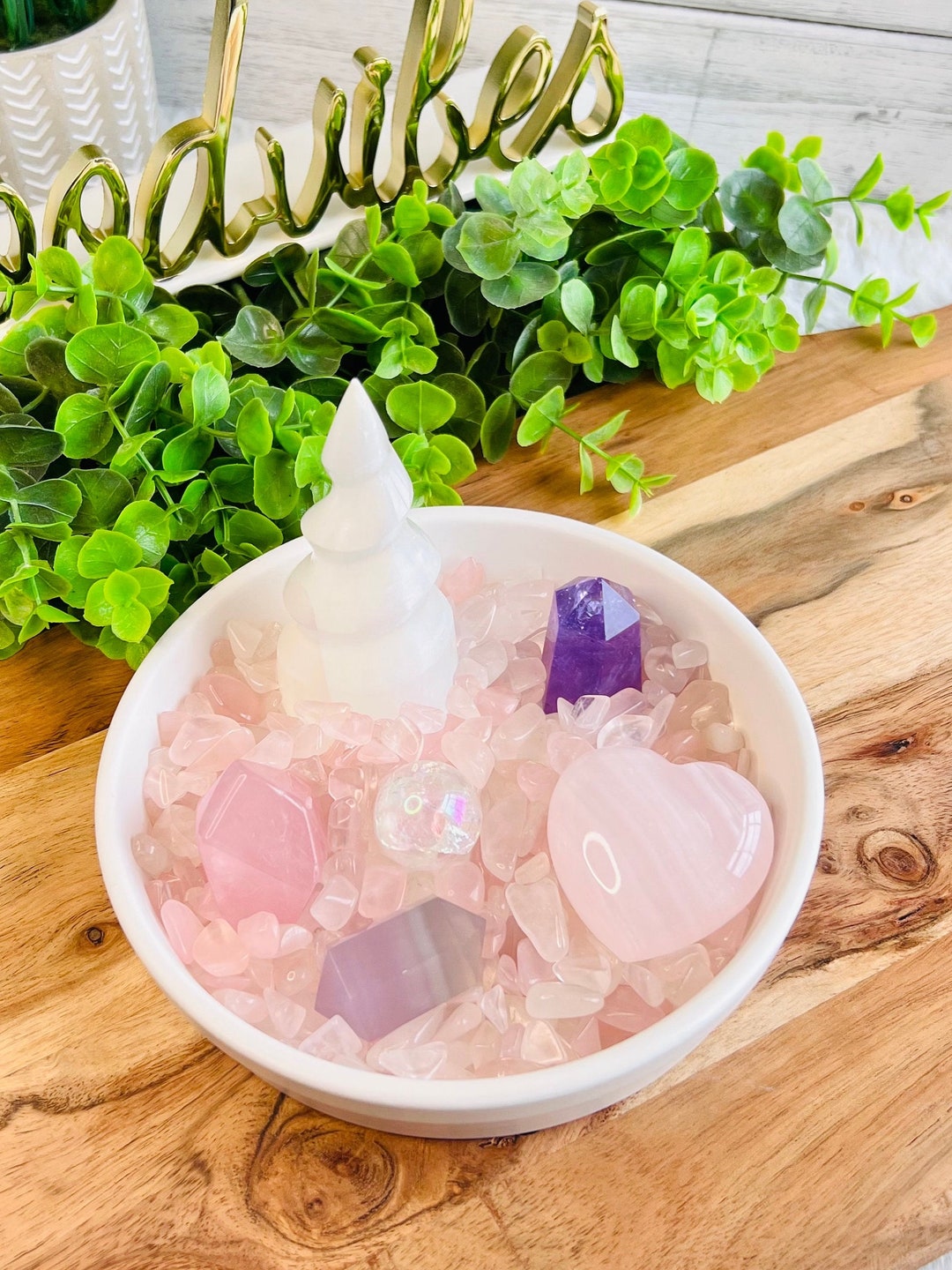 Unicorn Crystal Zen Meditation Fairy Garden DIY Kit Etsy