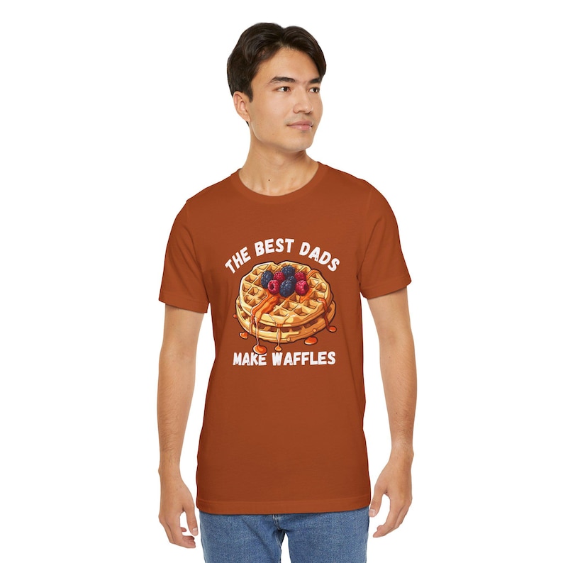 The Best Dads Make Waffles T-Shirt (Waffle Dad/Father's Day Shirt) Autumn