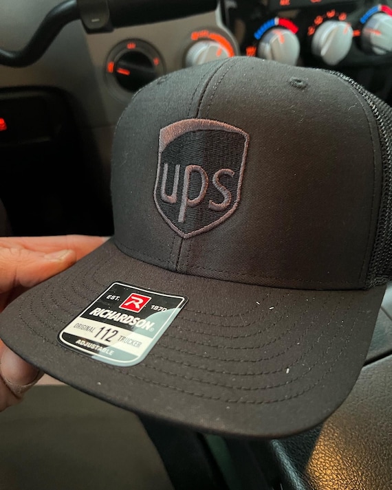 Embroidered Hat Ups Trucker Hat Ups Apparel UPS Hat Classic Logo