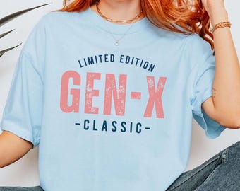 Comfort Colors® Gen X Shirt, Nostalgic Generation X T-Shirt Comfort Colors, Gen X Rise, Gen X Graphic T Shirt, Gen X Shirt 1970 Generation X