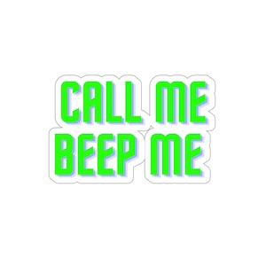 Call Me Beep Me Kim Possible Text Stickers