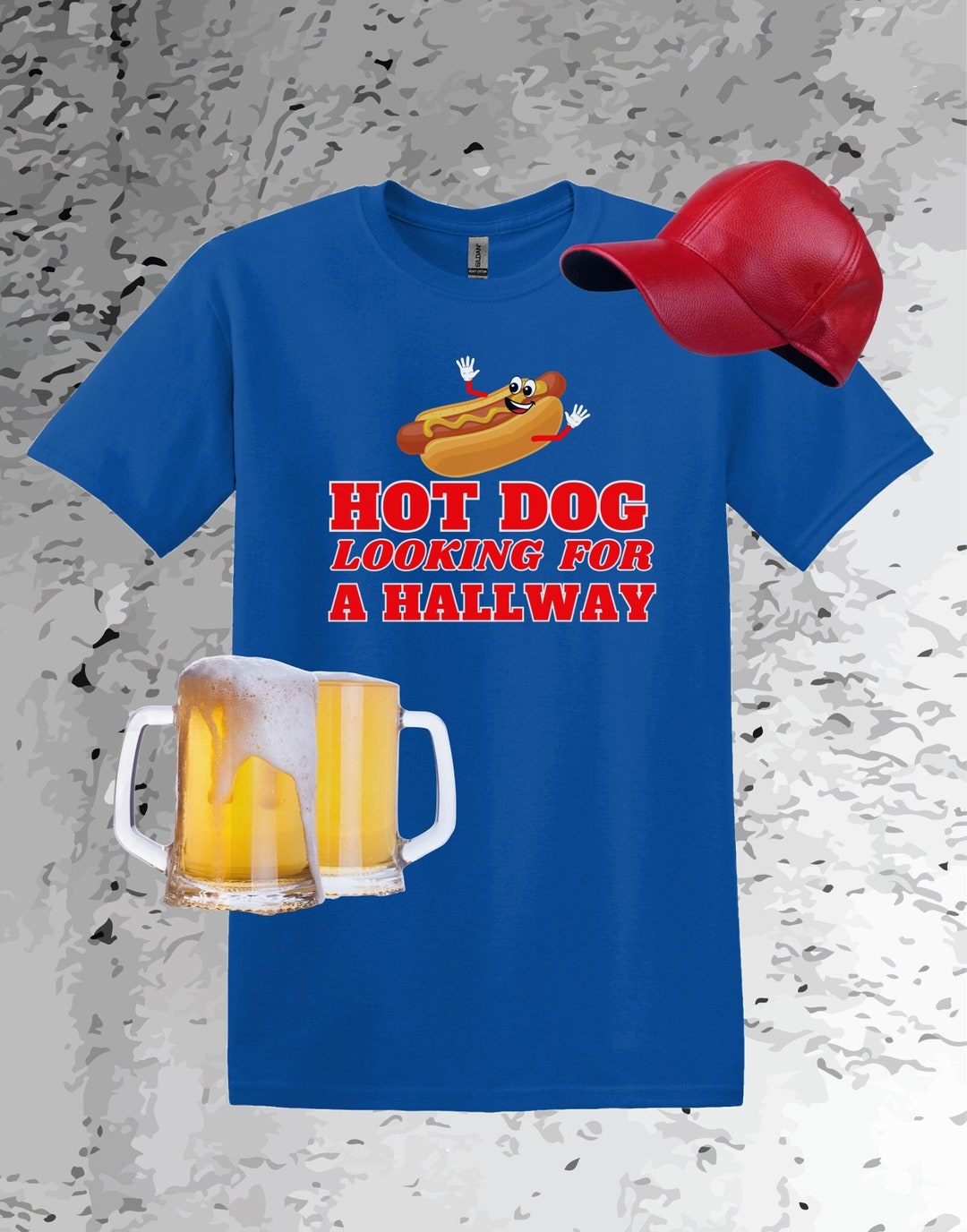 Hot Dog Down a Hallway, Funny Guy Gift, Funny Drinking Shirt, Dad Gift