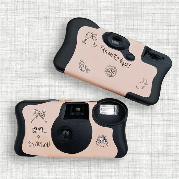 Disposable Camera Wrap Template | Printable Sticker Template for Disposable Camera Cover