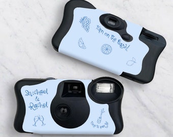 Disposable Camera Wrap Template | Printable Sticker Template for Disposable Camera Cover | RICH Design