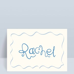 Plantilla de tarjetas de lugar / Plantilla de tarjetas de nombre / Descarga instantánea / Imprimible / Diseño RICH