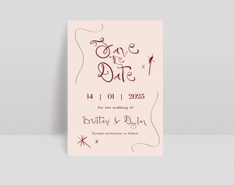 Save The Date Template | DIY Printable | BRITT Design