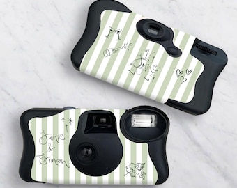 Disposable Camera Wrap Template | Printable Sticker Template for Disposable Camera Cover | WHIMSY Design