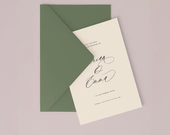 Save The Date Template | DIY Printable | Fleur Design