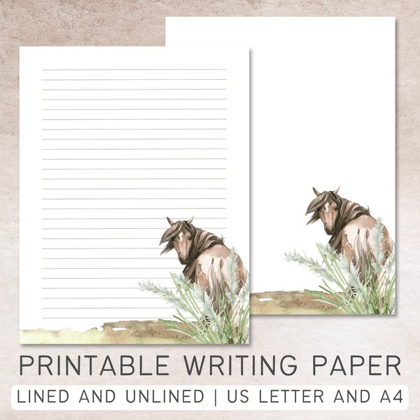 Horse Stationery - Etsy
