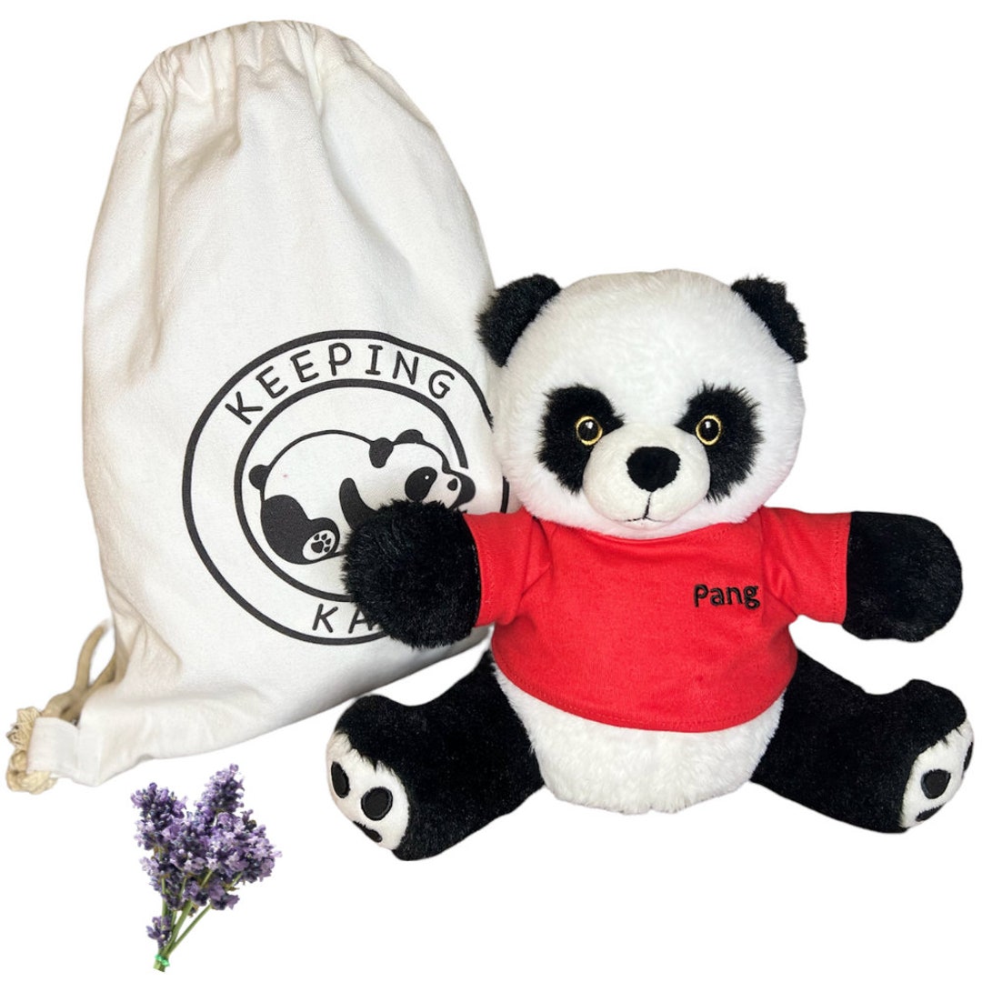 Microwavable Weighted Stuffed Animal Heating Pad Panda Etsy