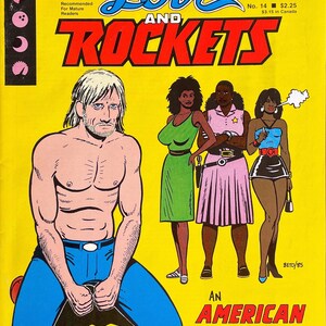 Love & Rockets #14 comic magazine, 1st printing.