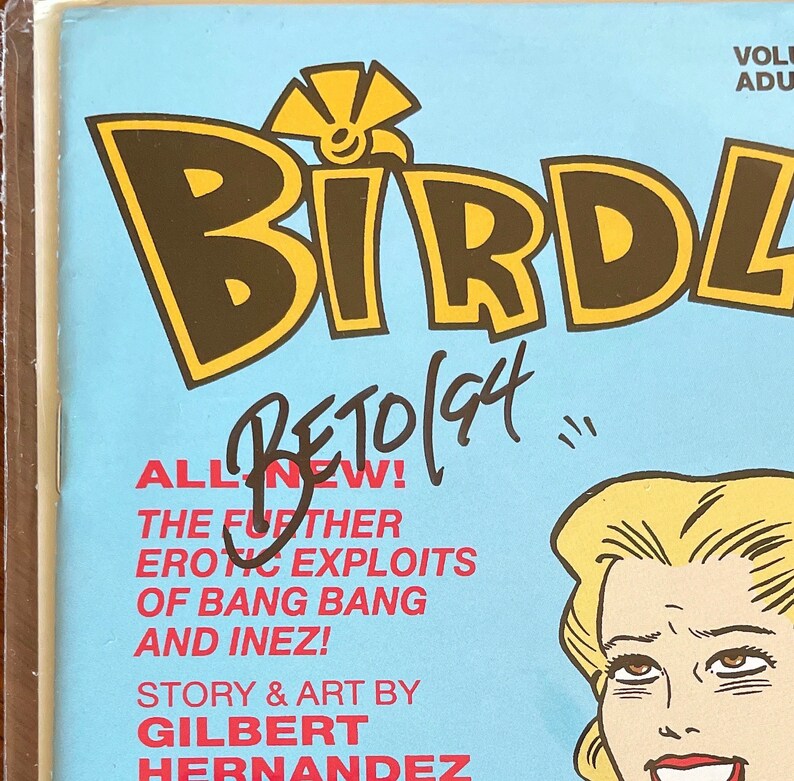 Signed Birdland Erotic Comic Beto Hernandez love & Etsy