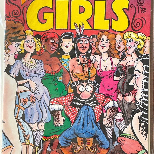 Ninety Nine Girls - raunchy comic by Terry Laban (Cud). Eros. First printing, high grade.