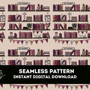 Christian Valentine Seamless File | Christian Seamless File | Books of the Bible