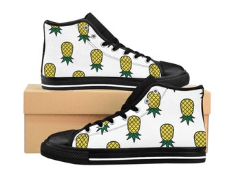 Upside Down Pineapple Men's Classic Sneakers - Men's Shoes for the Swinging Lifestyle