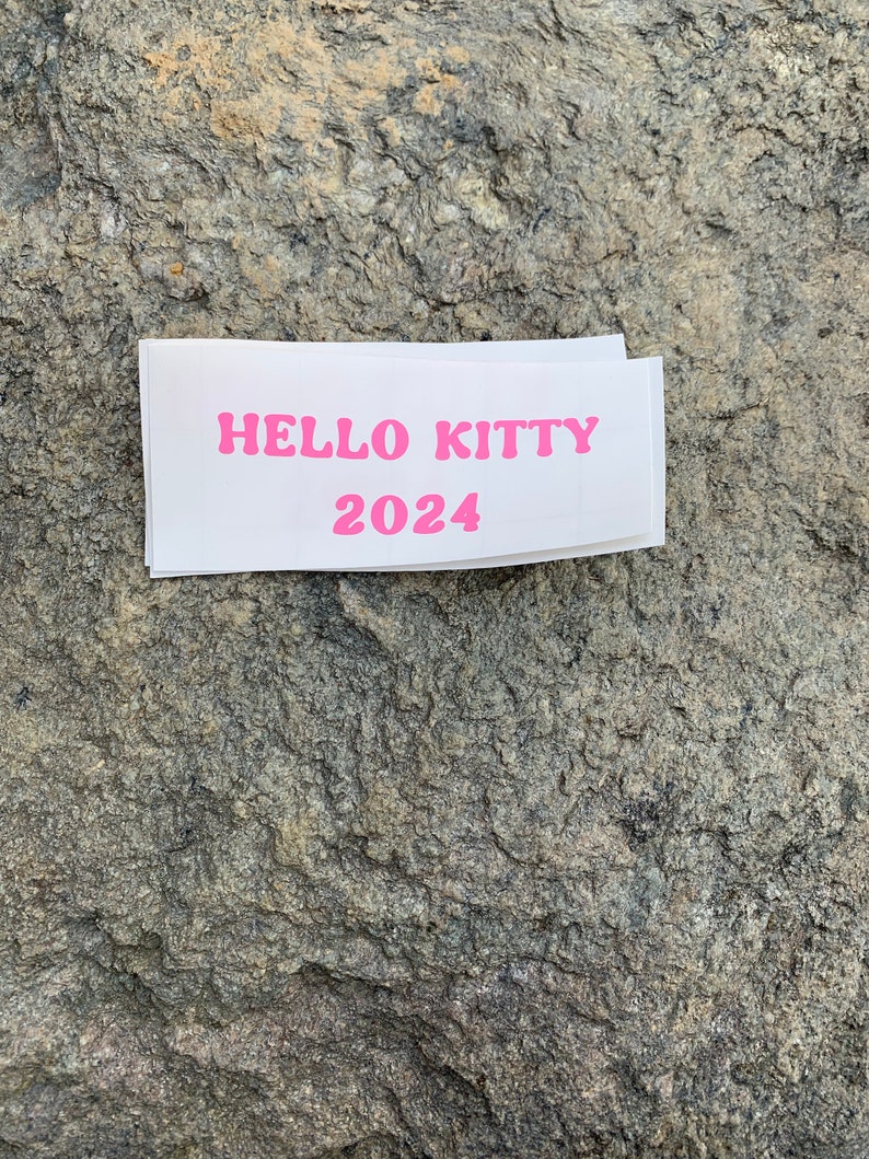 Hello Kitty 2024 President Cute Car Decals for Women Girl Etsy