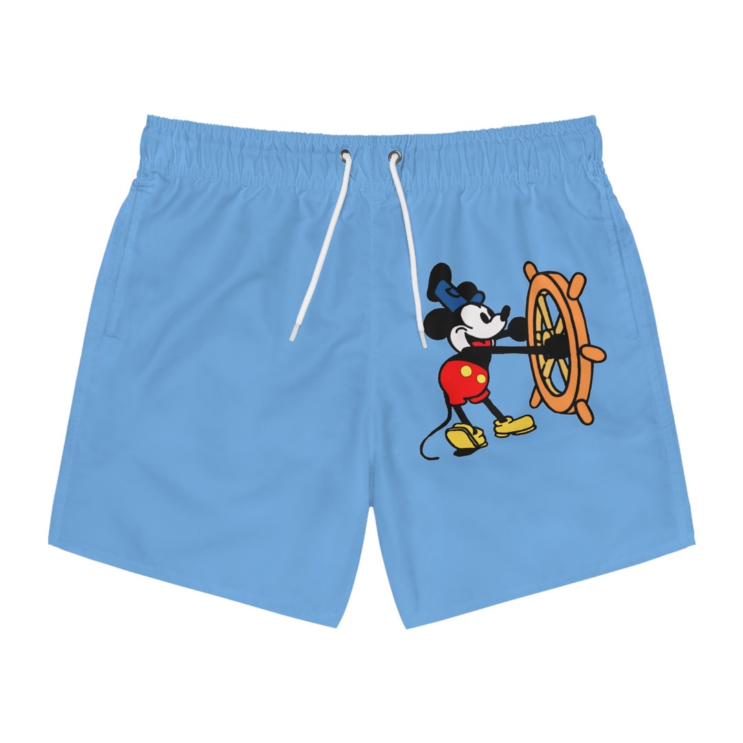 Steamboat Willie Swim Trunks Etsy
