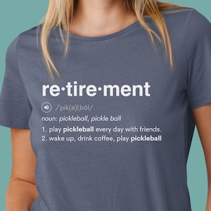 Pickleball Gifts Pickleball Gifts for Retirement Pickleball Shirt Pickleball TShirt Pickleball Retirement Shirt Racquetball Paddleball Sport