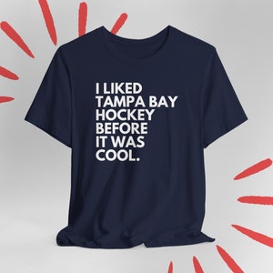 Lightning Fan Before It Was Cool Tampa Bay Lightning Shirt for Husband Lightning tshirt Birthday Gift for Boyfriend Lightning Gift for Dad