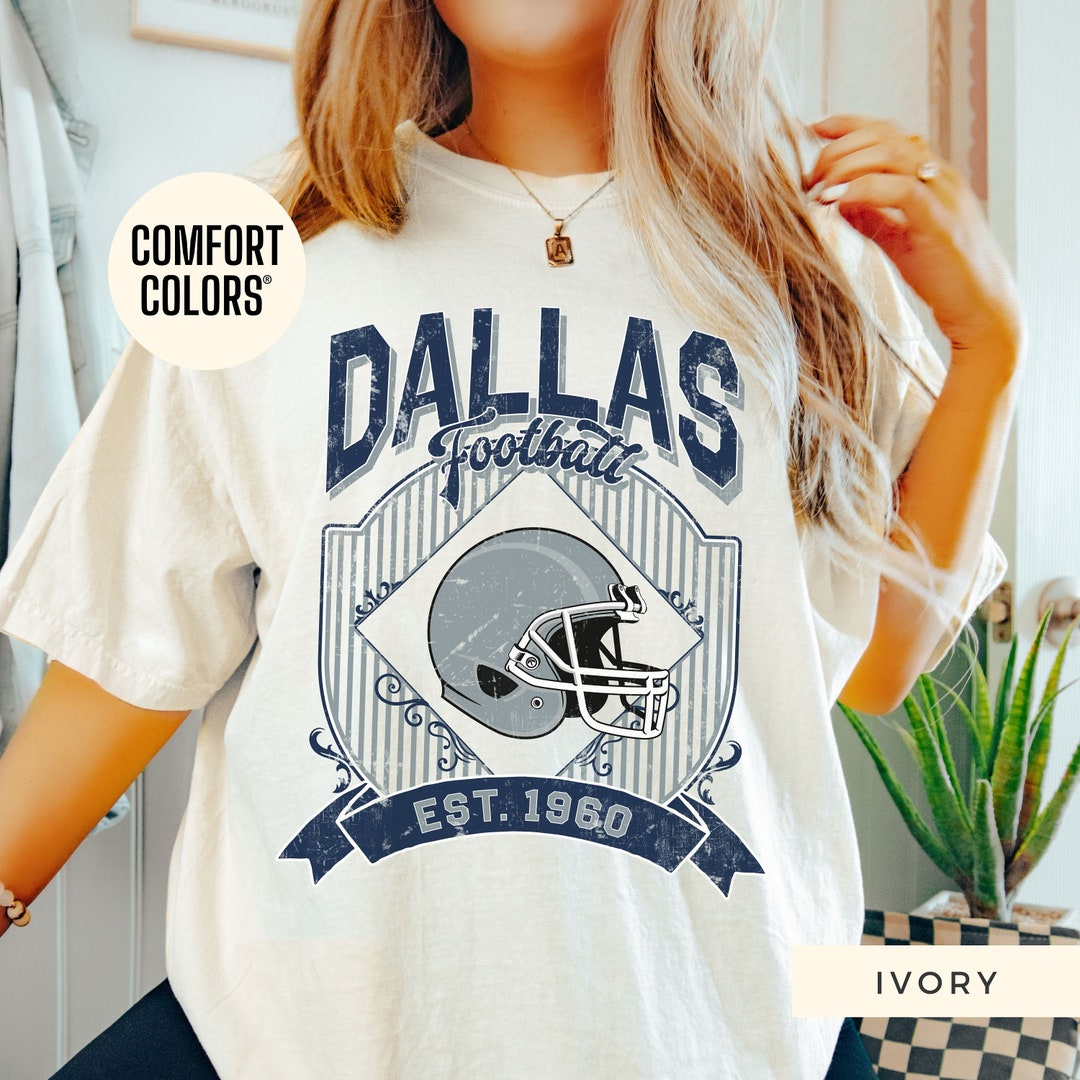 Comfort Colors Dallas Football Shirt Vintage Style Dallas Cowboys Shirt ...